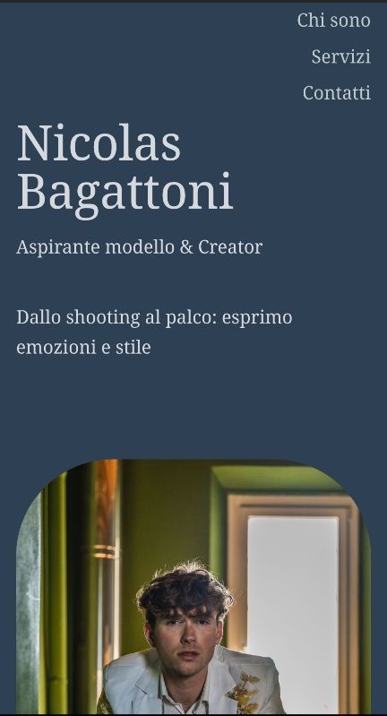 Landing Page realizzata da Roberta Rotolo