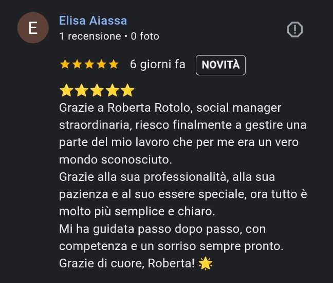 Recensioni Roberta Rotolo