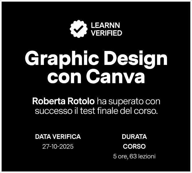 Graphic Design con Canva - Roberta Rotolo